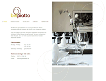 Tablet Screenshot of belpiatto.biz